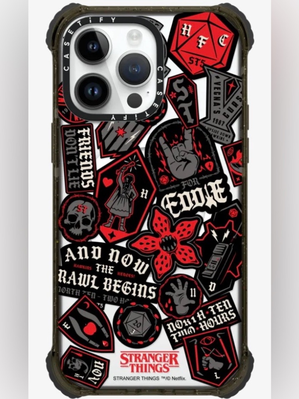 Stranger Things Sticker IPhone 14 Pro Max Case